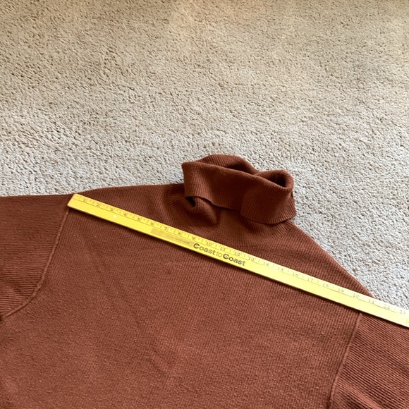 Free People burnt sienna cowl neck sweater - Picture 6 of 11